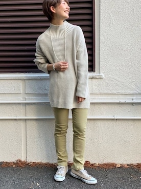 「CIAOPANIC TYPY（チャオパニックティピー）のアイテム（ブレスレット）」を使った、yumiさん（レディース・165cm）の冬コーディネート