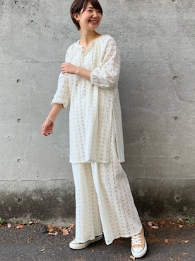 「CIAOPANIC TYPY（チャオパニックティピー）のアイテム（ブレスレット）」を使った、yumiさん（レディース・165cm）の冬コーディネート