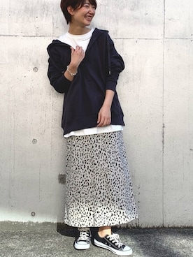 「CIAOPANIC TYPY（チャオパニックティピー）のアイテム（ブレスレット）」を使った、yumiさん（レディース・165cm）の冬コーディネート