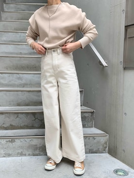 「CIAOPANIC TYPY（チャオパニックティピー）のアイテム（ブレスレット）」を使った、yumiさん（レディース・165cm）の冬コーディネート