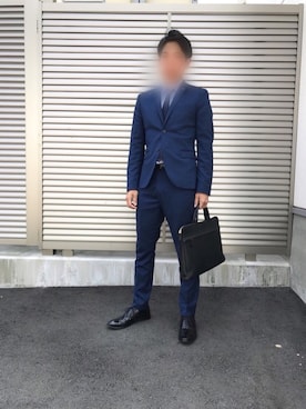 「春スーツ」｜竜司さん（メンズ・173cm）の春コーディネート