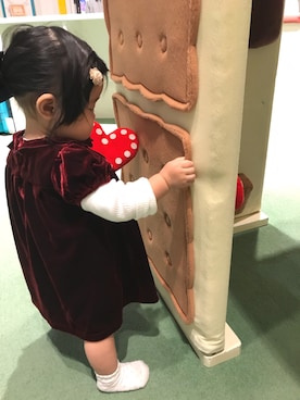 MiiiAさん（キッズ・80cm）の冬コーディネート