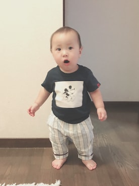「息子」｜「アイテム（その他）」を使った、ひなたちょ☆さん（キッズ・70cm）の夏コーディネート