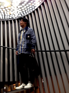 「POINTER（ポインター ）のアイテム（ジャケット/アウター）」を使った、Dexter liさん（メンズ・170cm）の冬コーディネート