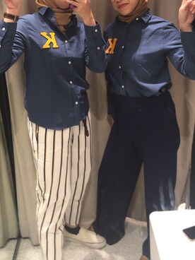 「アイテム（スリッポン）」を使った、チラ sheevann  さん（レディース・158cm・20代）の秋コーディネート