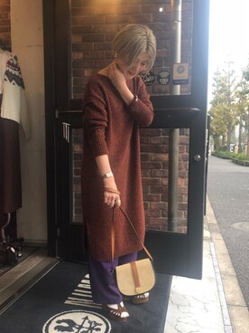 「白ソックス」｜kamata.さん（レディース・158cm）の冬コーディネート