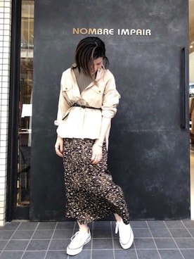 「FIL DE FER（フィルデフェール）のアイテム（タンクトップ）」を使った、kamata.さん（レディース・158cm）の春コーディネート