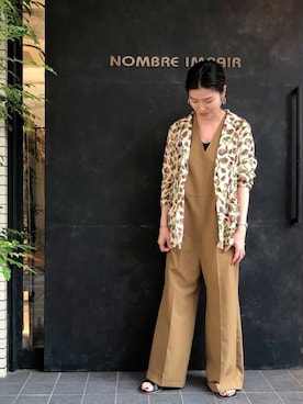 「FIL DE FER（フィルデフェール）のアイテム（テーラードジャケット）」を使った、kamata.さん（レディース・158cm）の夏コーディネート