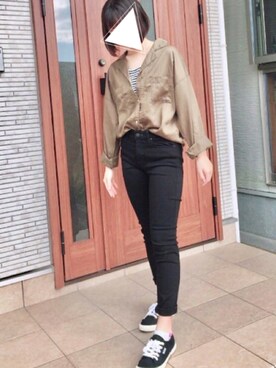 「NEV（ネブ）のアイテム」を使った、white_riversさん（レディース・155cm）の秋コーディネート