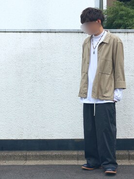 「SASQUATCHfabrix.（サスクワァッチファブリックス）のアイテム」を使った、ゆうすけさん（メンズ・170cm）の秋コーディネート