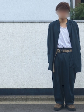 「YANTOR（ヤントル）のアイテム（パンツ）」を使った、ゆうすけさん（メンズ・170cm）の秋コーディネート