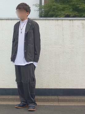 「SASQUATCHfabrix.（サスクワァッチファブリックス）のアイテム」を使った、ゆうすけさん（メンズ・170cm）の秋コーディネート