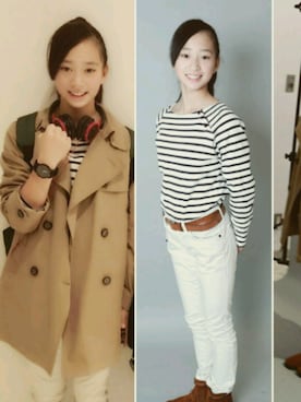 「Johnbull（ジョンブル）のアイテム」を使った、hakoamamaさん（キッズ・150cm）の春コーディネート