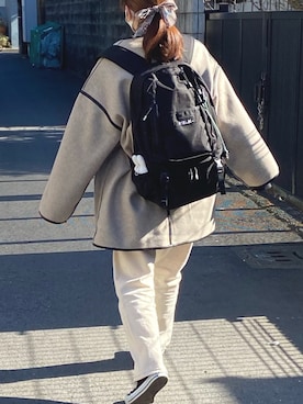 「tiptop（ティップトップ）のアイテム（その他アウター）」を使った、s a k iさん（レディース・155cm）の冬コーディネート