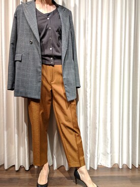 「DONEEYU（ドニーユ）のアイテム」を使った、IKITSUKEさん（レディース・162cm）の冬コーディネート