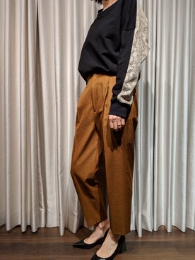 「DONEEYU（ドニーユ）のアイテム」を使った、IKITSUKEさん（レディース・162cm）の冬コーディネート