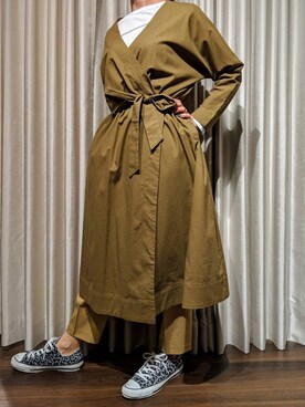 「DONEEYU（ドニーユ）のアイテム」を使った、IKITSUKEさん（レディース・162cm）の冬コーディネート