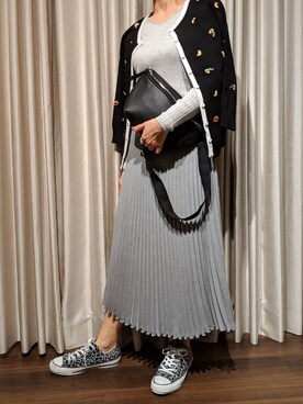 「DONEEYU（ドニーユ）のアイテム」を使った、IKITSUKEさん（レディース・162cm）の冬コーディネート