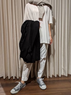 「DONEEYU（ドニーユ）のアイテム」を使った、IKITSUKEさん（レディース・162cm）の冬コーディネート