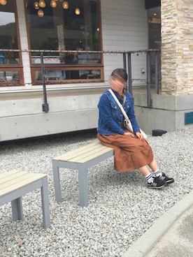 「NEW BALANCE（ニューバランス）のU520（スニーカー）」を使った、ととろさん（レディース・157cm）の夏コーディネート