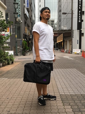 「MANASTASH（マナスタッシュ）のアイテム（シューズ）」を使った、ふるちゃんさん（メンズ・171cm）の秋コーディネート