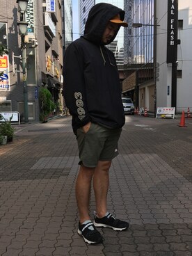 「MANASTASH（マナスタッシュ）のアイテム（シューズ）」を使った、ふるちゃんさん（メンズ・171cm）の秋コーディネート