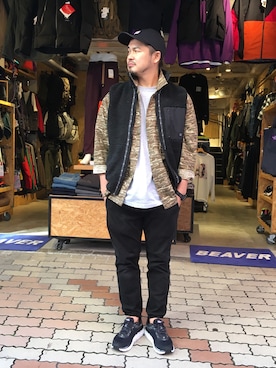 「TOPO DESIGNS(トポデザインズ)のアイテム」を使った、ふるちゃんさん(メンズ・171cm)の秋コーディネート