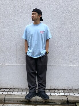 「COMMON EDUCATION（コモンエデュケーション）のアイテム」を使った、ふるちゃんさん（メンズ・171cm）の夏コーディネート