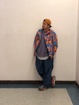 「WILD THINGS（ワイルドシングス）のアイテム（マウンテンパーカー）」を使った、ふるちゃんさん（メンズ・171cm）の春コーディネート