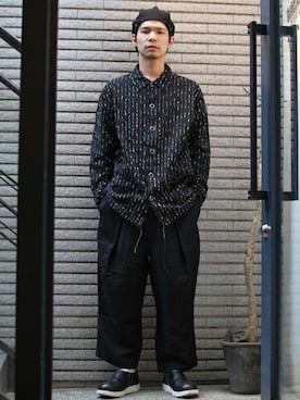 「OURET（オーレット）のアイテム（その他アウター）」を使った、OURETさん（メンズ・171cm）の冬コーディネート