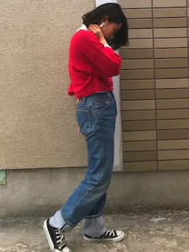 「アイテム（ピアス（両耳用））」を使った、niko☺︎さん（レディース・153cm・20代）の春コーディネート