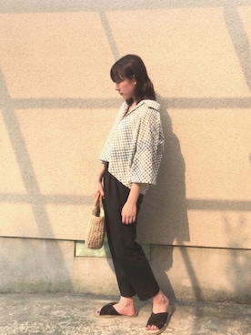 「アイテム（ピアス（両耳用））」を使った、niko☺︎さん（レディース・153cm・20代）の夏コーディネート