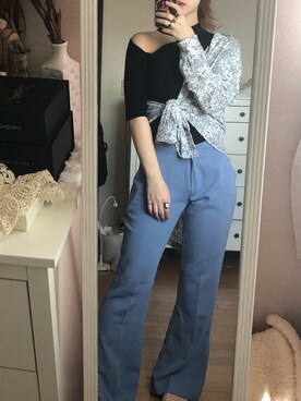 akkoさん（レディース・158cm）の春コーディネート