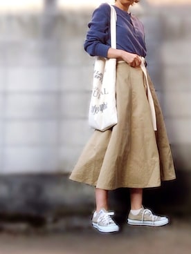 moco♡さん（レディース・159cm）の春コーディネート