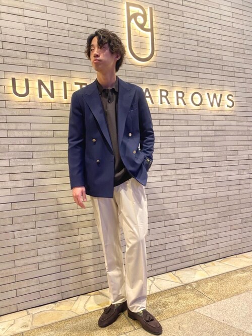 北洞 駿 ユナイテッドアローズ なんば店 United Arrowsのスリッポンを使ったコーディネート Wear