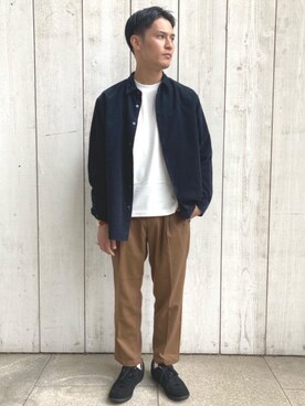 「秋におすすめシャツ＆ブラウス スタイル」｜okuyamaさん（メンズ・171cm）の秋コーディネート