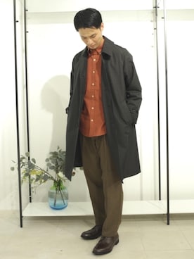 「秋におすすめシャツ＆ブラウス スタイル」｜okuyamaさん（メンズ・171cm）の秋コーディネート