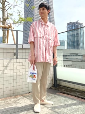 「【全社タグに統合】Relax」｜okuyamaさん（メンズ・171cm）の春コーディネート