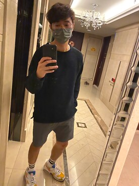 「initial（イニシャル）のアイテム」を使った、VLさん（メンズ・173cm）の春コーディネート