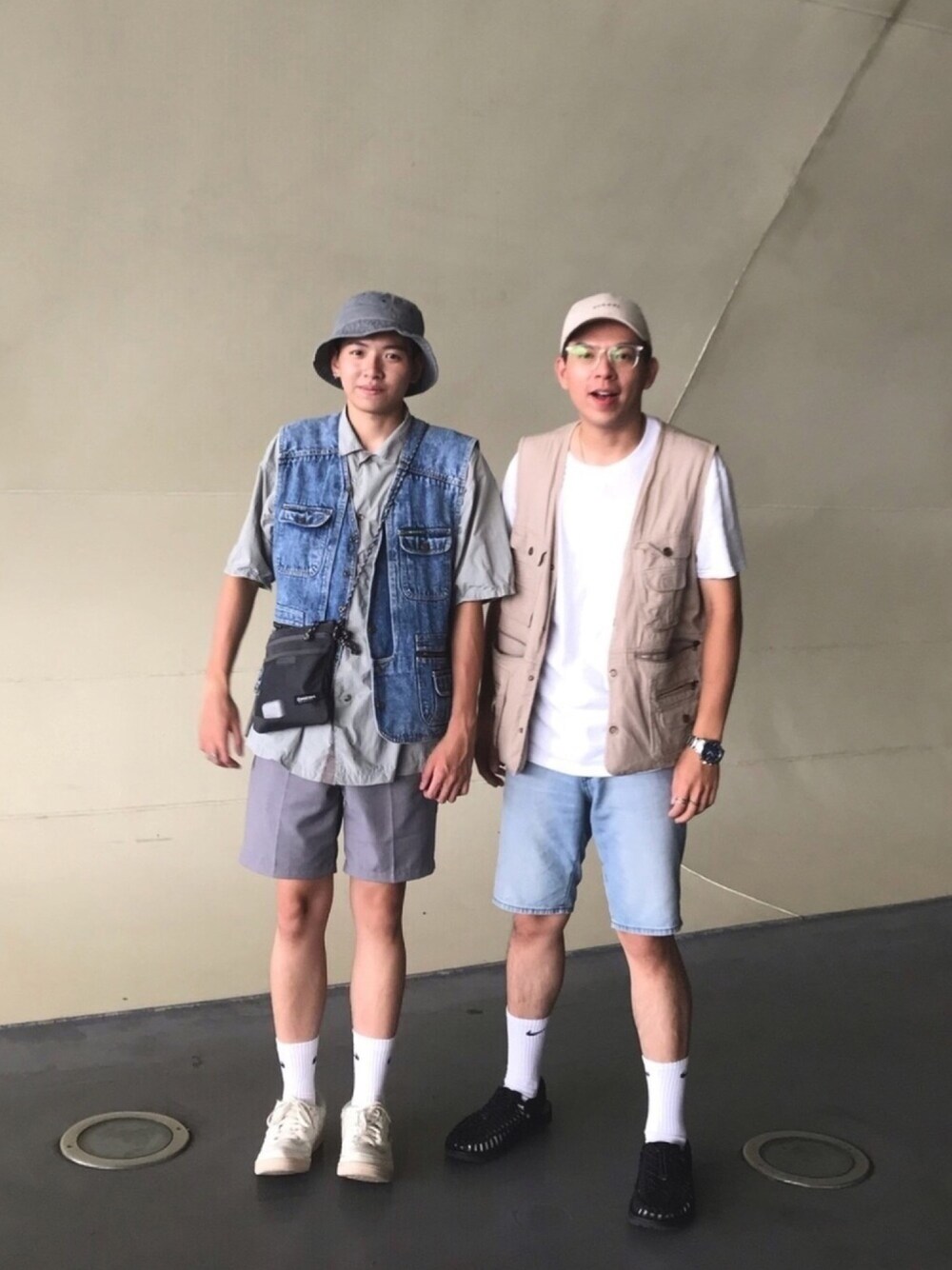 「ootd、Taiwan、夏コーデ、工装、KANGOL、reebok、keen」｜「jksのアイテム（帽子、ブルー系）」を使った、陳さん（メンズ・171cm）の夏コーディネートの1枚目の写真