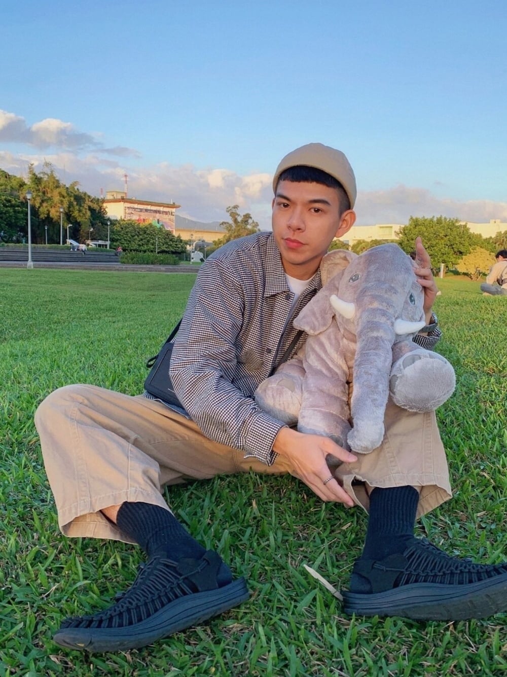 「ootd、秋のコーデ」｜「MUJI Laboのアイテム（シャツ/ブラウス、その他）」を使った、陳さん（メンズ・171cm）の秋コーディネートの1枚目の写真