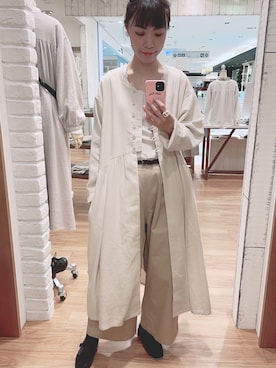 「Taiwan」｜「アイテム（その他アウター）」を使った、Hui Hui💋💐さん（レディース・160cm）の春コーディネート