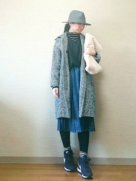 はらさん（レディース・151cm）の冬コーディネート