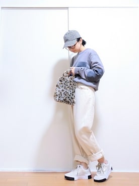 「T・S・L（ティーエスエル）のアイテム」を使った、はらさん（レディース・151cm）の秋コーディネート