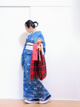 はらさん（レディース・151cm）の冬コーディネート