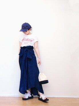 はらさん（レディース・151cm）の夏コーディネート
