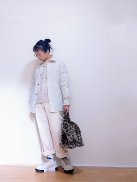 「masterkey（マスターキー）のアイテム（ジャケット/アウター）」を使った、はらさん（レディース・151cm）の秋コーディネート