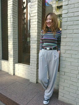 mariko.tさん（レディース・161cm）の春コーディネート