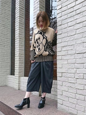 mariko.tさん（レディース・161cm）の冬コーディネート