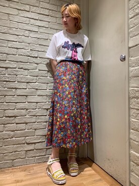 「MEDICOMTOY」｜mariko.tさん（レディース・161cm）の夏コーディネート